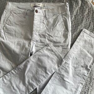 Topman stretch skinny light gray chinos 32 waist 32 inseam